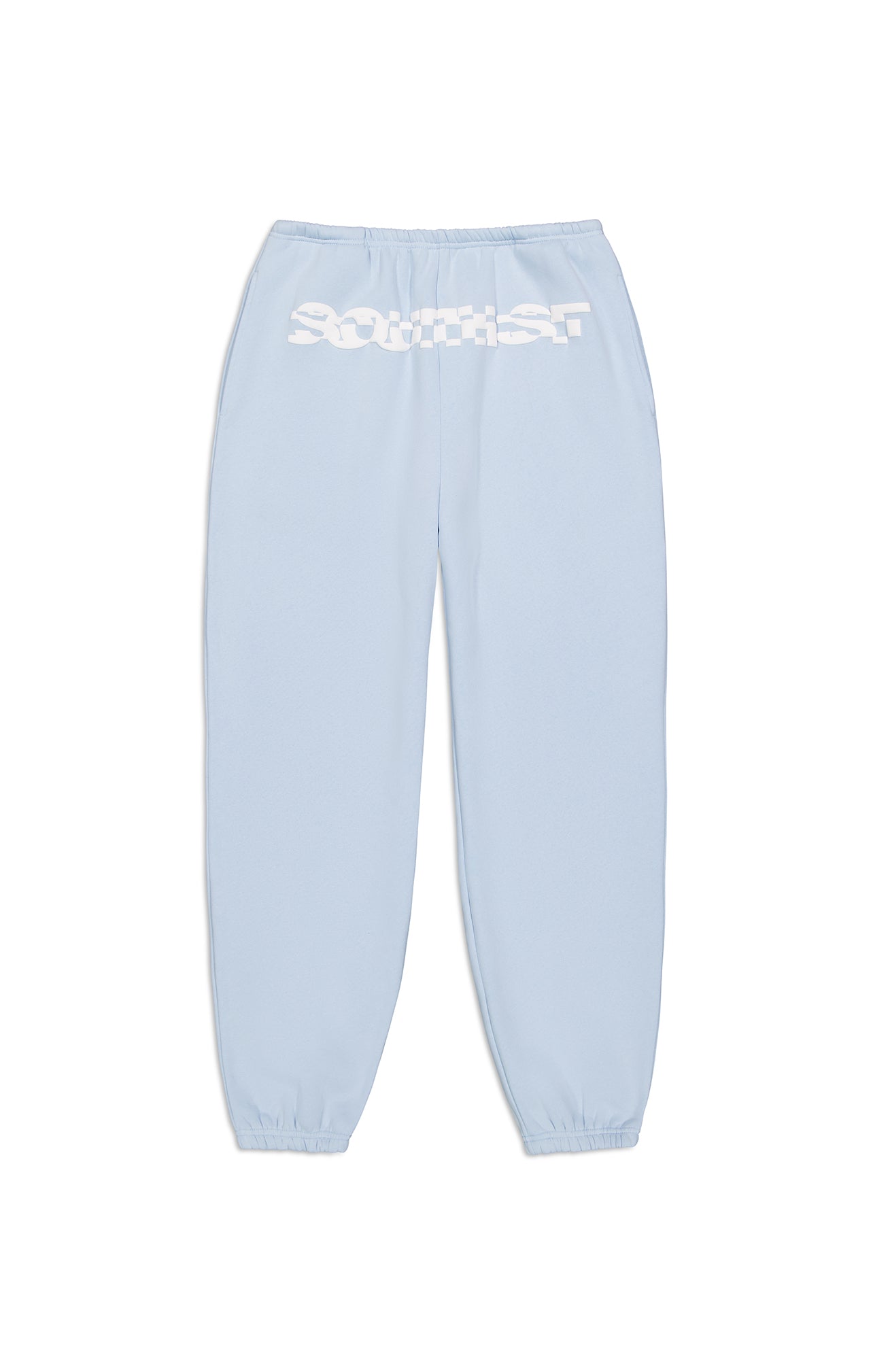 DISTORT SWEATPANTS Baby blue