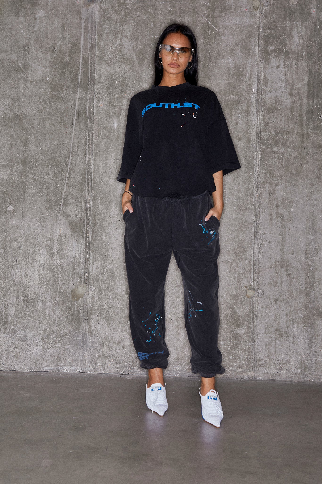 VINTAGE SWEATPANTS - Washed Black