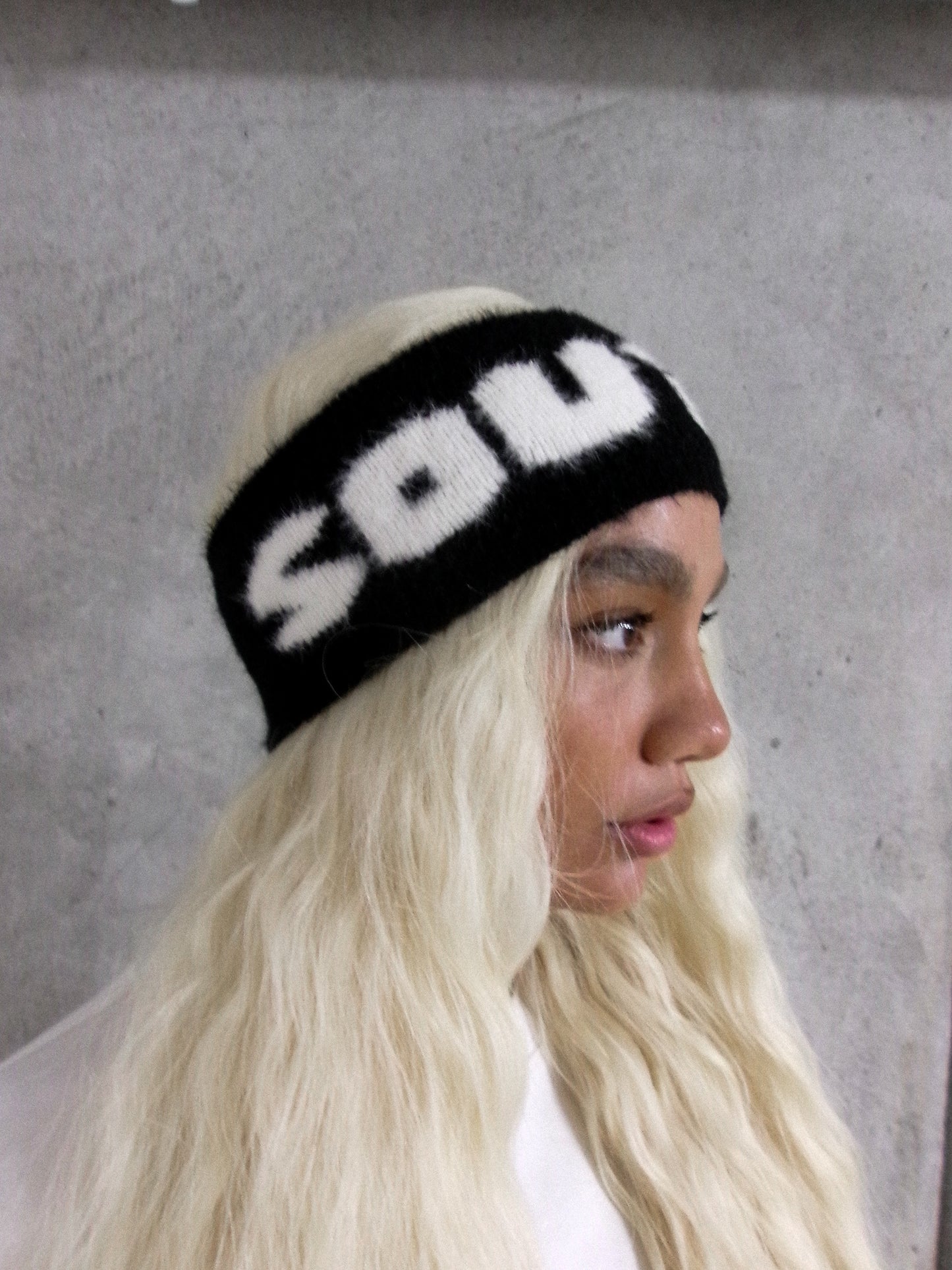 SST KNIT HEADBAND - Black