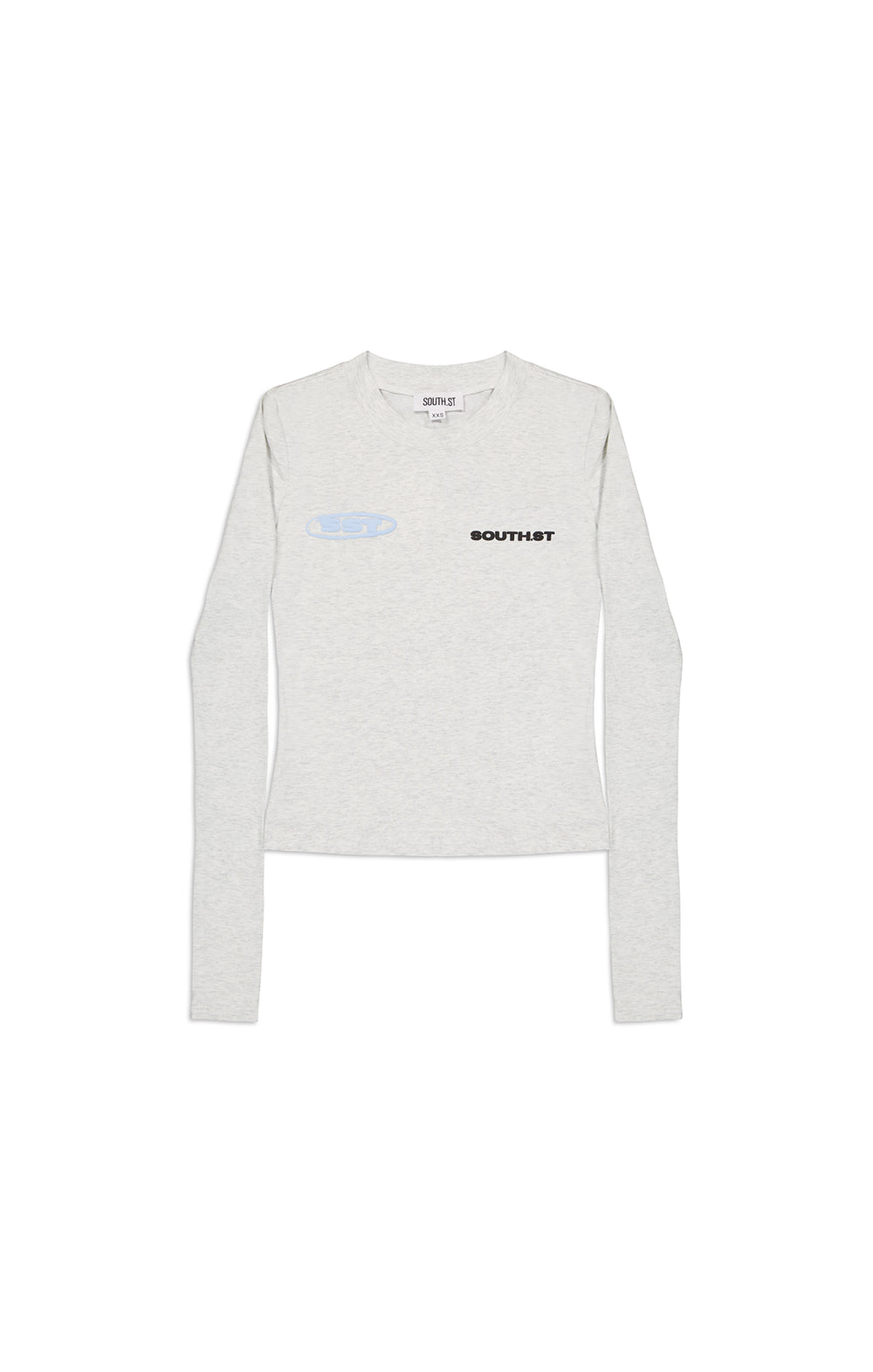 "COMPETE" TOP - Marl Grey