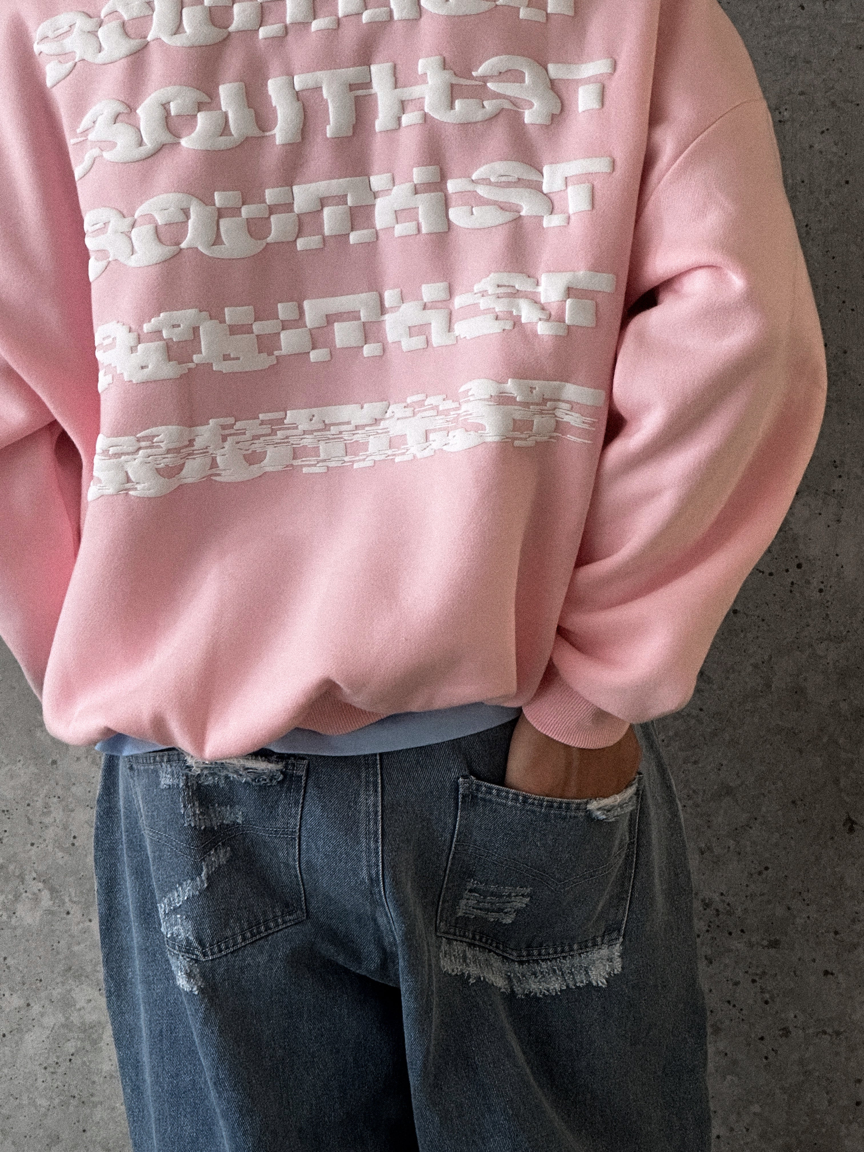 Pink bling clearance sweater