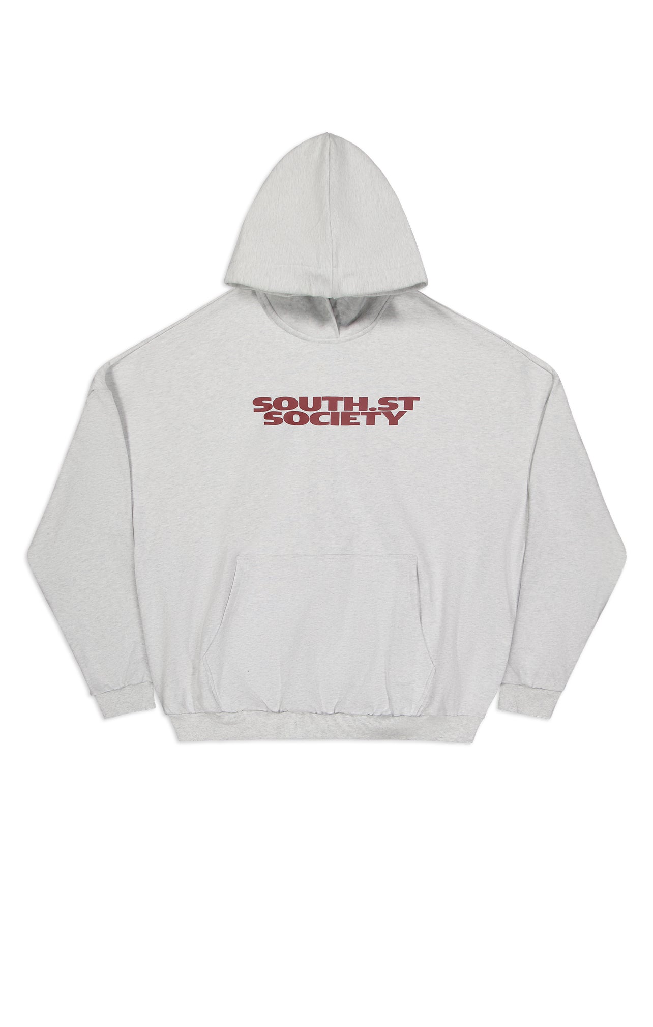 SOCIETY HOODY - Marl grey