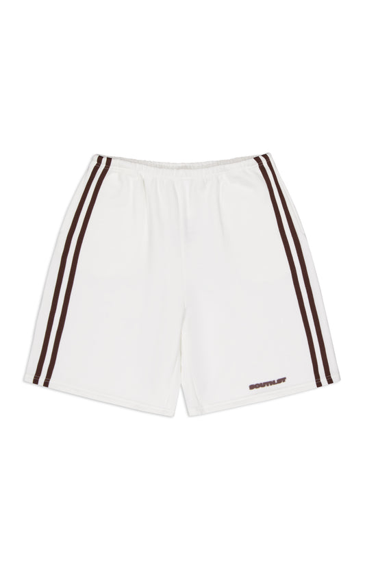 MANNERS SHORTS - White/Brown