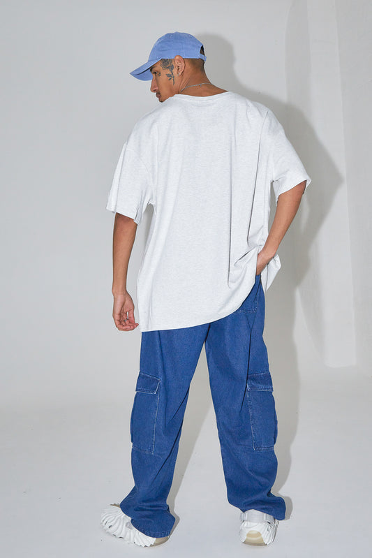 "CENTRAL" TEE - Marl grey